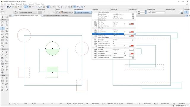 ARCHICAD 23 - Productivité 7 - Représentation en plan des éléments cachés смотреть онлайн