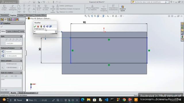 How to make a straight groove in 3D on SolidWorks смотреть онлайн