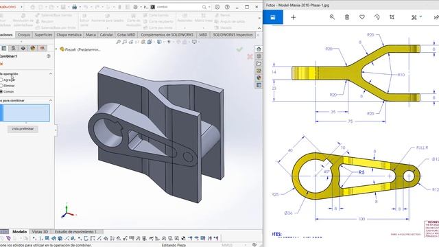 ✔Piezas avanzadas en SOLIDWORKS 2021 [tutorial #11] 🦸♂️ смотреть онлайн