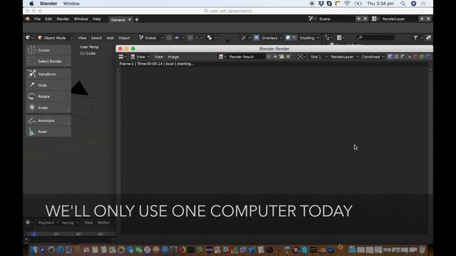 Distributed Rendering | First test with blender 2.8 смотреть онлайн