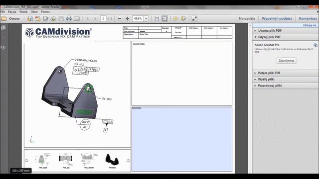 PDF 3D z poziomu NX January 2019 Release смотреть онлайн