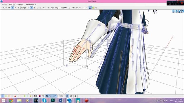 PMX Editor/MMD Finger Control Bone Tutorial смотреть онлайн