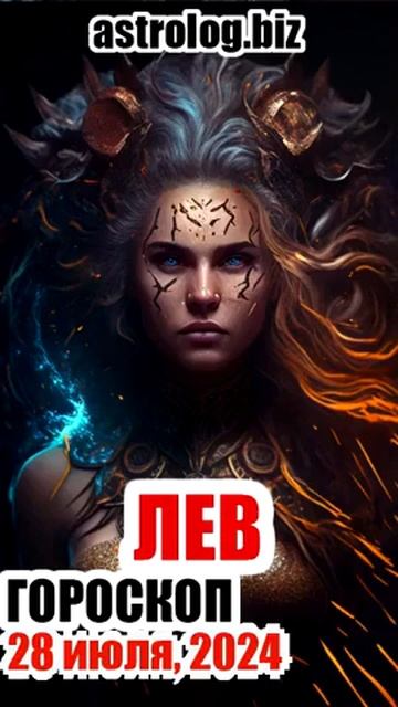 ЛЕВ гороскоп на 28 июля, 2024 смотреть онлайн