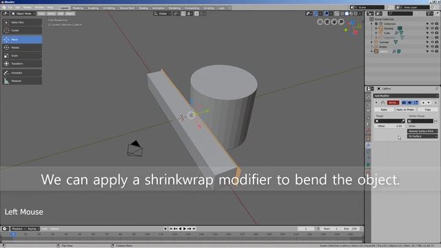Three ways to bend an object in Blender - Blender 2.8 Tutorial смотреть онлайн