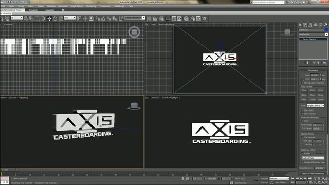 Posicionamento camêra - VINHETA AXIS - leok_poa productions (3Ds Max) смотреть онлайн