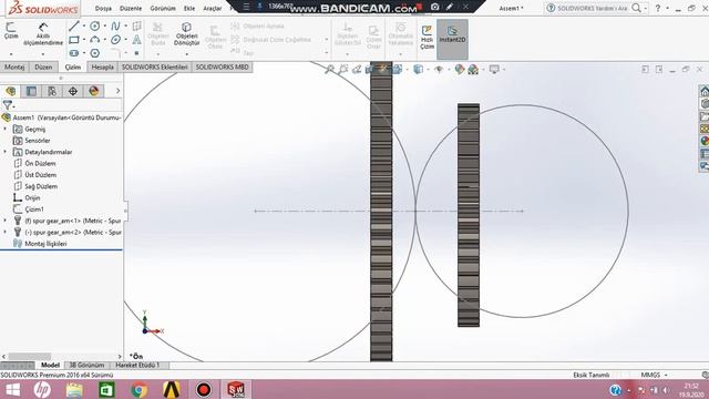 SolidWorks'te Çizilen Dişli Çiftinin Ansys'e Aktarılması смотреть онлайн