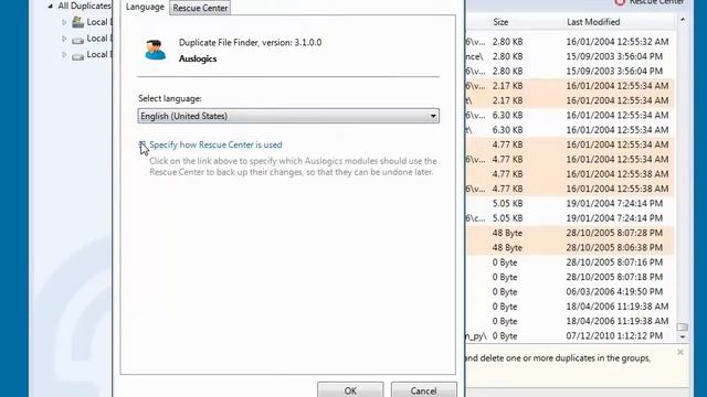 Working with AusLogics Duplicate File Finder смотреть онлайн