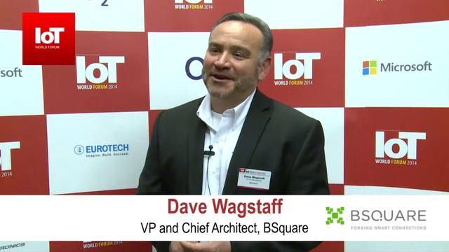 Dave Wagstaff, BSquare VP, Interview - IoT World Forum 2014 смотреть онлайн