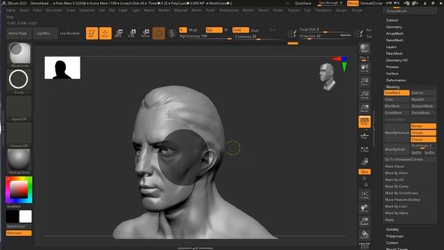 How to Work With Masks in Zbrush? | Lesson 2 | Chapter 6 | Zbrush 2021 Essentials Training смотреть онлайн