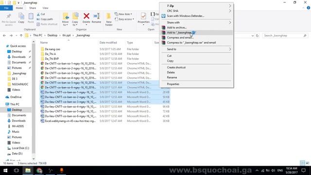 Tập 26: WINDOW Đề 6 Cài WINRAR và nén RAR - Chứng chỉ ứng dụng CNTT cơ bản смотреть онлайн