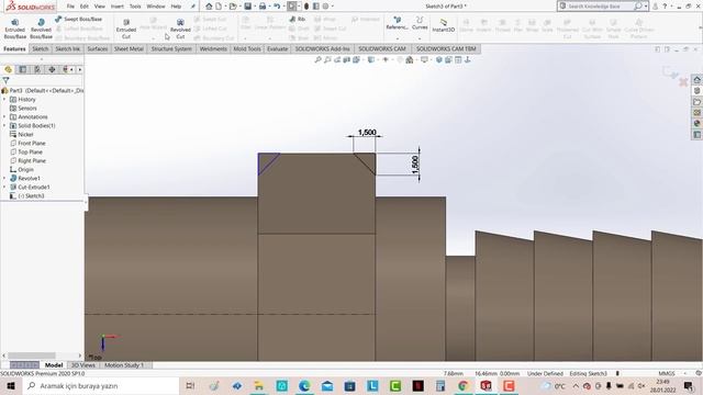 SOLIDWORKS 2020 THREAD ( SW 2020 DİŞ AÇMA ) смотреть онлайн