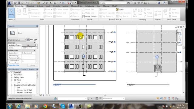 Revit 13-15 Setting the Print Range смотреть онлайн