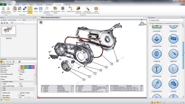 SolidWorks 3DVIA Composer New Features смотреть онлайн