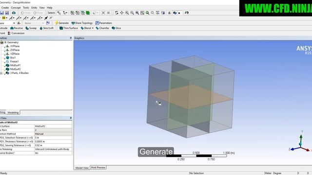 ✅ ANSYS Design Modeler - Mid-Surface - Basic Tutorial 19 смотреть онлайн