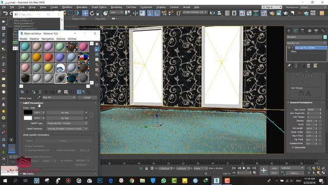 3ds max tutorial: how to create carpet with hair and fur смотреть онлайн