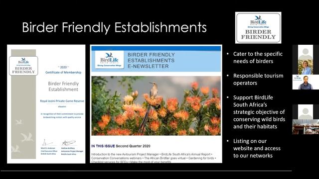 Andrew de Blocq - BirdLife South Africa's Avitourism Project смотреть онлайн