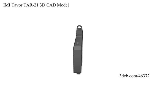 IMI Tavor TAR-21 CAD 3D Model смотреть онлайн