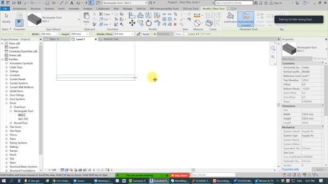 GOV | OBW03 - Chuyên đề 12.2 - Thiết lập Revit MEP phần HVAC смотреть онлайн