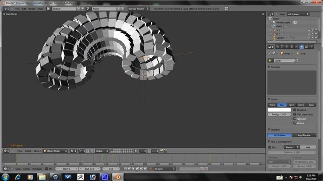 Blender Tutorial - Advanced Array Animation Part 9/10 смотреть онлайн