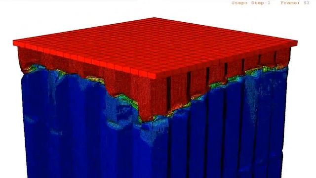 Compression of aluminum honeycomb core смотреть онлайн