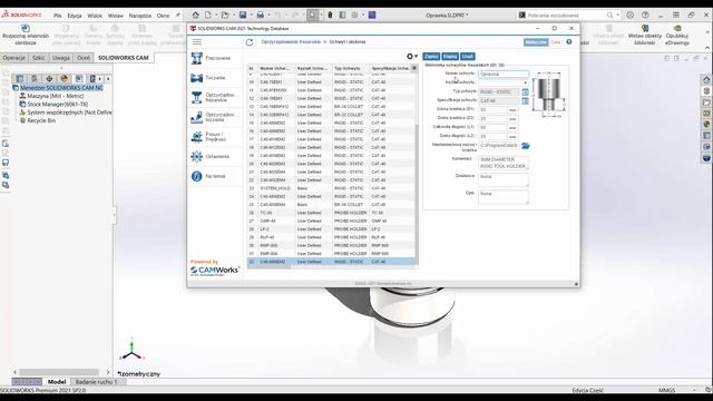 SOLIDWORKS CAM / CAMWorks - Definiowanie dostosowanej oprawki narzędziowej смотреть онлайн