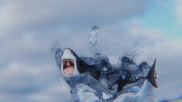 Shark Animation Test in Blender смотреть онлайн