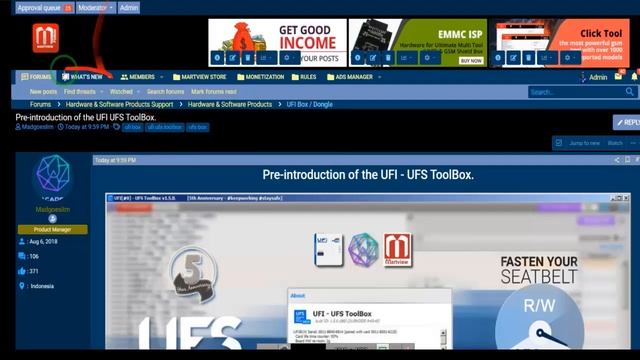 UFS Support On UFi Box Pre-introduction Of The UFS ToolBox смотреть онлайн