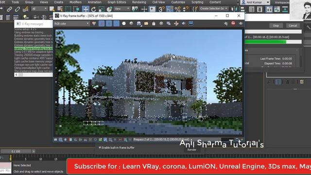VRAY 3DS MAX EXTERIOR RENDERING TUTORIAL смотреть онлайн