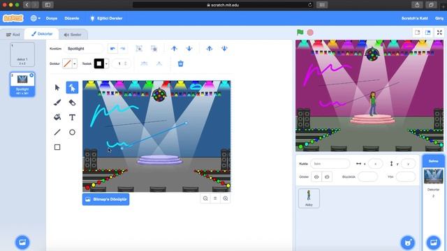 SCRATCH DEKOR ÇALIŞMASI ( Scratch Eğitimi Videoları ) смотреть онлайн