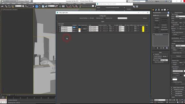 3ds max vray interior lighting and rendering video Exercise 02 Night Light part 02 смотреть онлайн