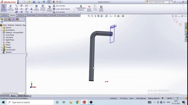 Allen Key Design in Solidworks смотреть онлайн