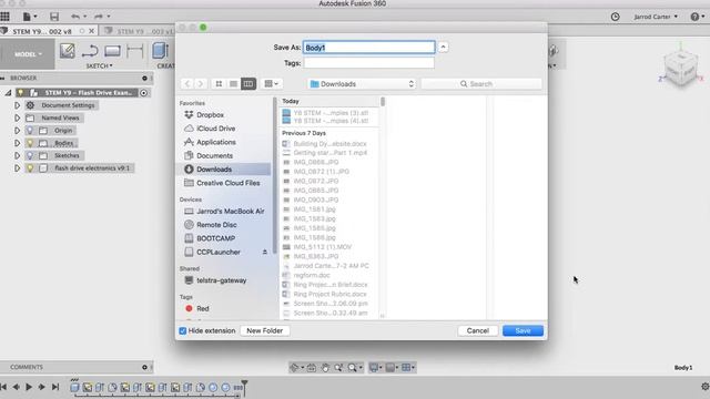 Fusion 360 - Export for 3D Printing смотреть онлайн