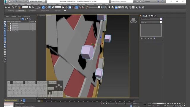Low Poly SHIELD LVL03 | 02 | Texture, Light n Render | Chapter02 | Assets| 3DsMax смотреть онлайн