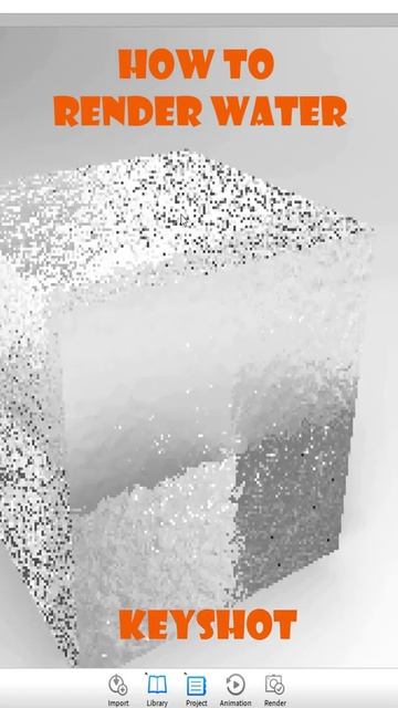 How to render water keyshot #shorts смотреть онлайн