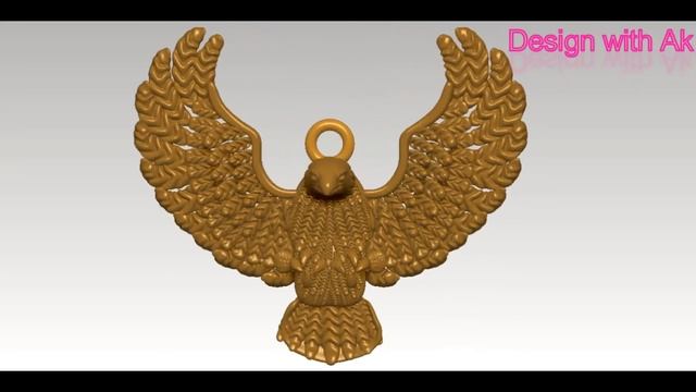 how to make Eagle pendant in Zbrush смотреть онлайн