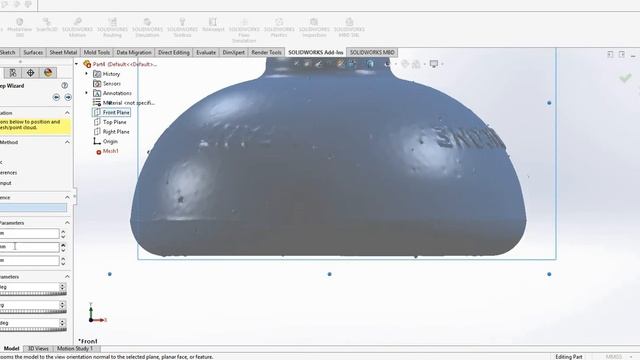 How to align scanning data for SOLIDWORKS смотреть онлайн