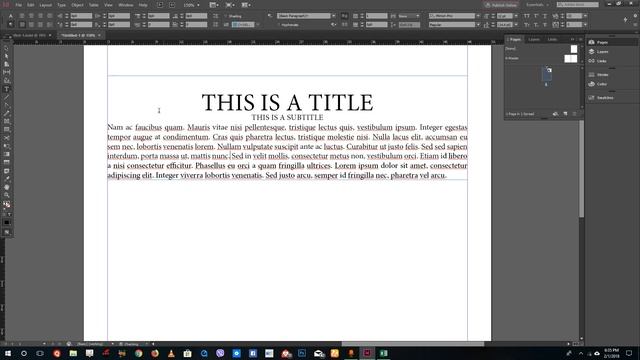 InDesign Tutorial - Lesson 35 - Formatting Paragraphs смотреть онлайн
