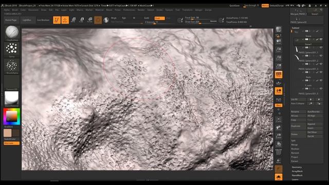 Marine_Iguana 3D model Sculpture/3D Model in Zbrush Part 06 ( Stone recreation ) смотреть онлайн