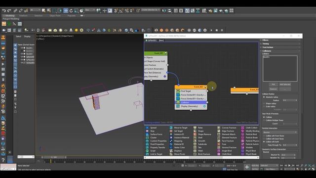 Tyflow Black Hole Attraction effect | 3ds max смотреть онлайн
