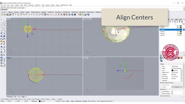 3 Minutes Easy Faceted Ring in Rhino 3D (2019): Jewelry CAD Design Tutorial #57 смотреть онлайн