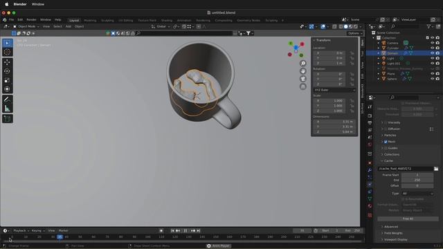 Blender Fluid Simulation Basics смотреть онлайн