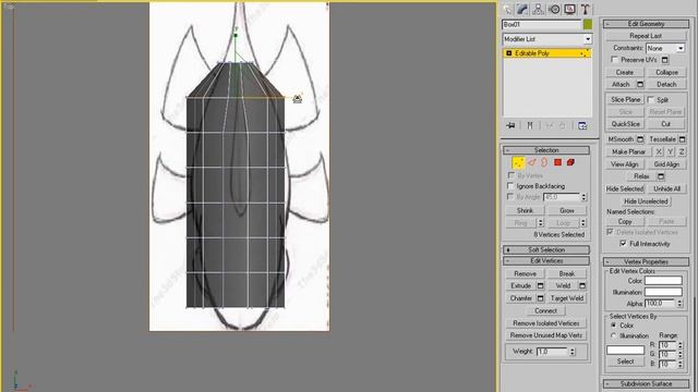 pez modelado con caja en 3ds max 9 parte 2 смотреть онлайн