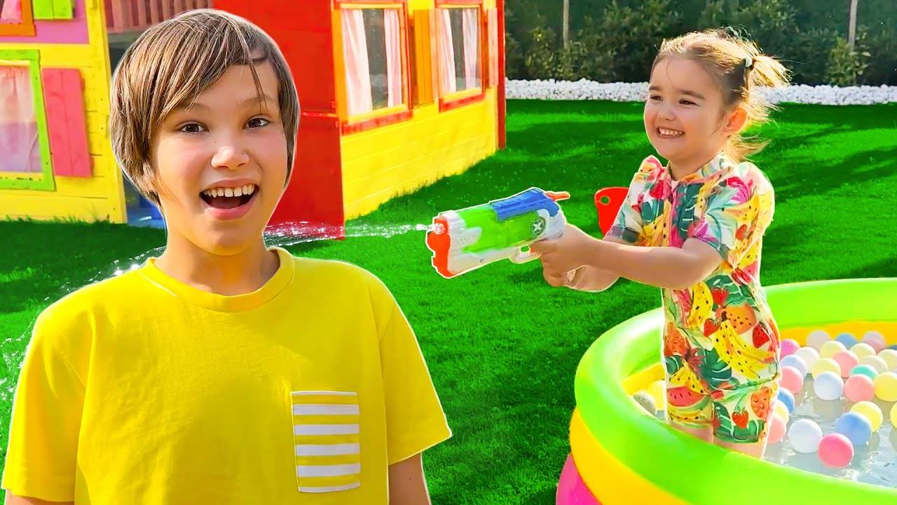 Катя и Макс Miss Katy Mister Max | Макс стал нянькой для Ани смотреть онлайн