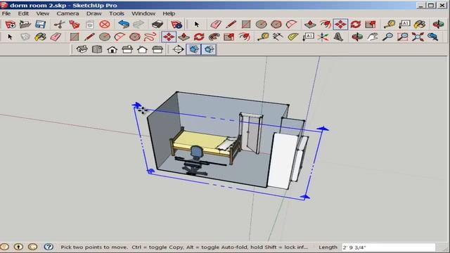 SketchUp: Interior Elevation with the Section Tool смотреть онлайн