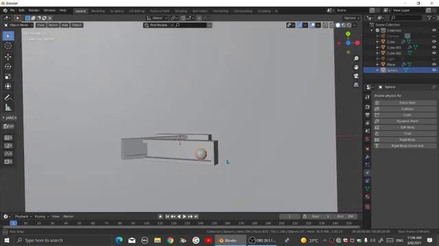 Soft body simulation In blender - beginners tutorial | Get 3D смотреть онлайн