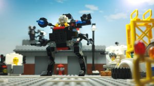 Сборка из лего робот-мех Камераменов. Mech Cameraman