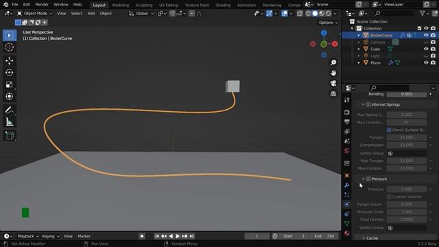 Create Rope or Wire Trailing Behind A Moving Object | Application Of Cloth Physics In Blender смотреть онлайн