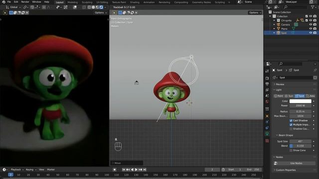 How to create studio lighting in blender | Explained in tamil смотреть онлайн