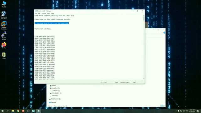 Eset Nod32 Internet Security License Keys 2022 & Eset Nod32 Antivirus Licencias Key смотреть онлайн