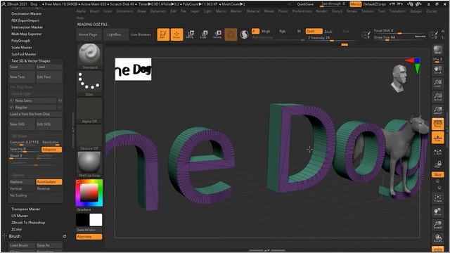 How to Create Text in Zbrush? | Lesson 5 | Chapter 4 | Zbrush 2021.5 Essentials Training смотреть онлайн